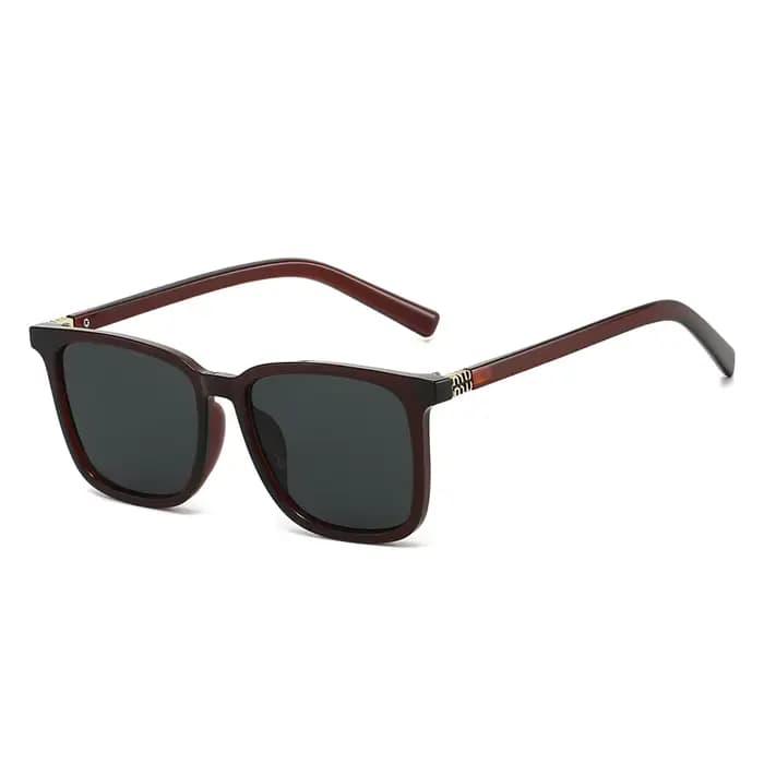 Nouvelles lunettes de soleil carrées à grande monture de Style coréen pour hommes et femmes