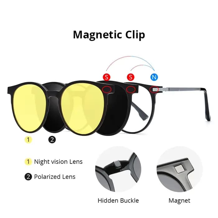 NIANZHEN TR90 – Monture de lunettes en alliage pour hommes