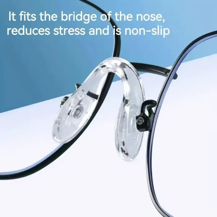 Plaquettes nasales pour lunettes en Silicone Ultra-doux