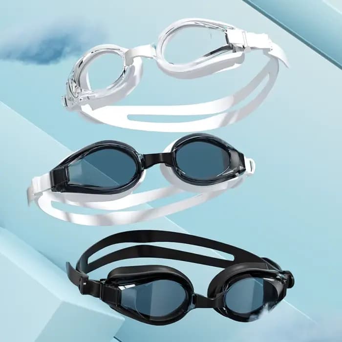 Lunettes de natation pour adultes avec des caractéristiques imperméables et antibuée haute définition