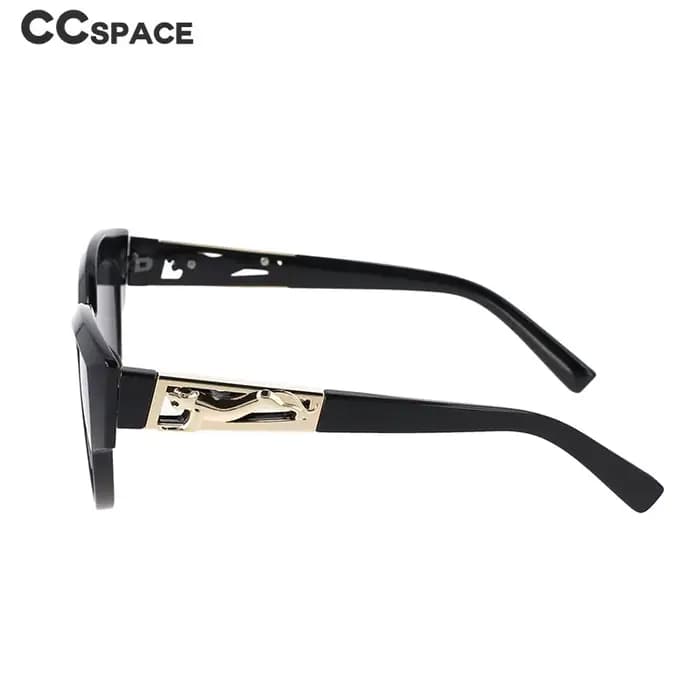 Lunettes de soleil œil de chat léopard vintage pour femmes