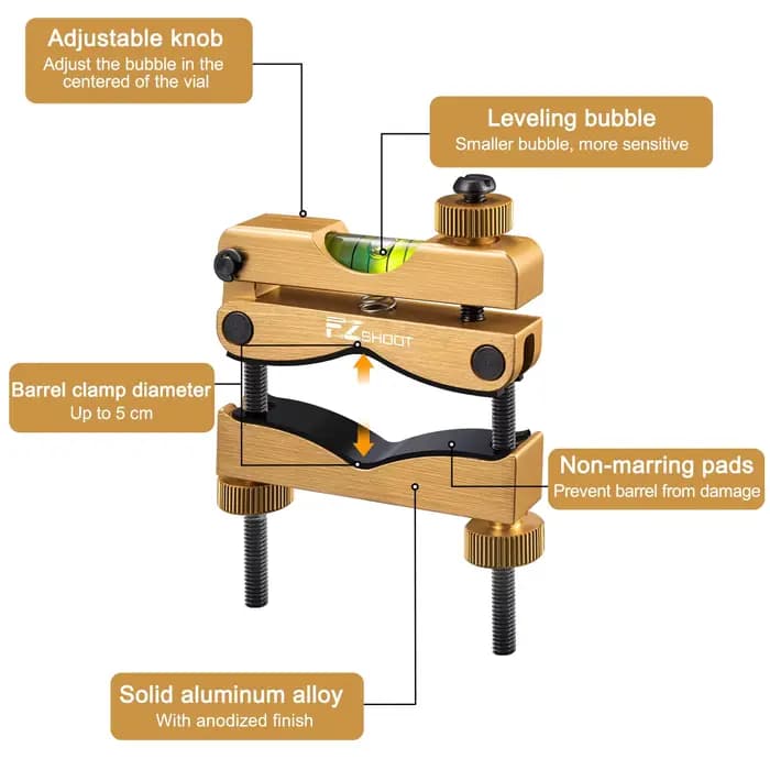 MidpatiScope-Kit de gouttes avec système à bulles de haute précision, mallette de rangement magnétique compacte pour l'équipement et l'entretien