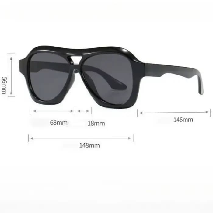 Lunettes de soleil aviateur à Double faisceau pour hommes et femmes