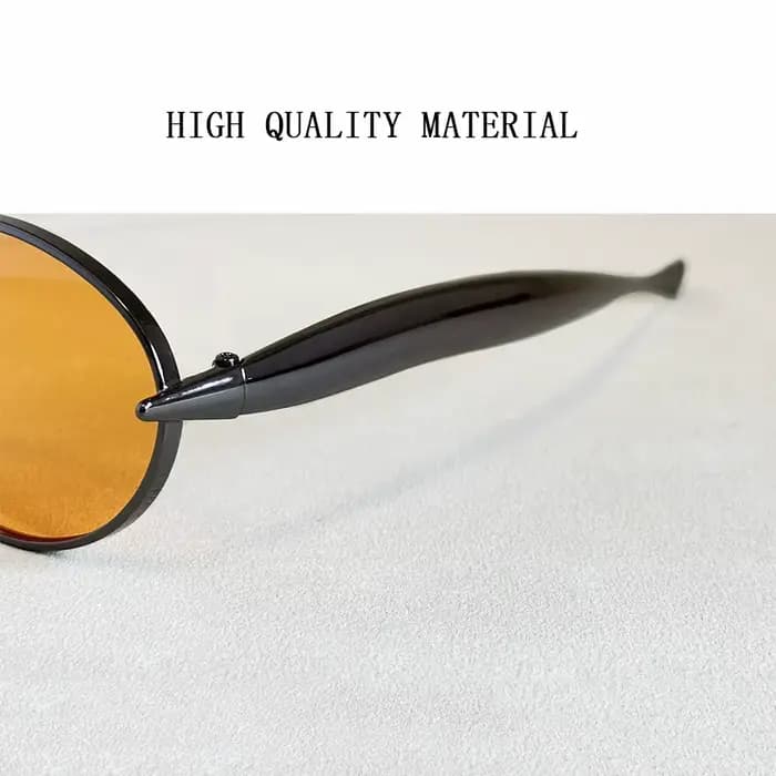 Lunettes De Soleil ovales femmes à la mode 2025 luxe Vintage
