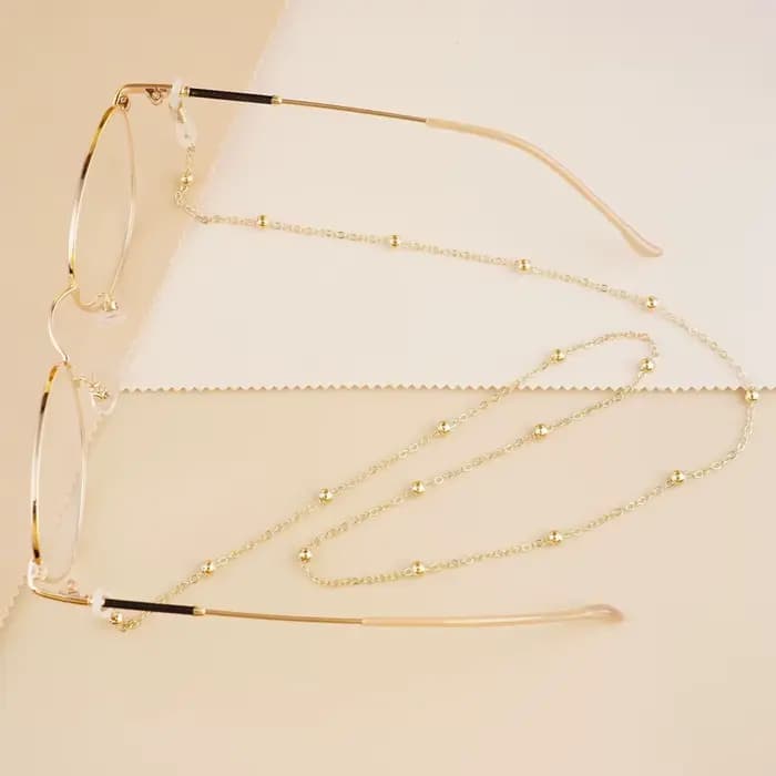 Mode métal hommes femmes chaînes de lunettes