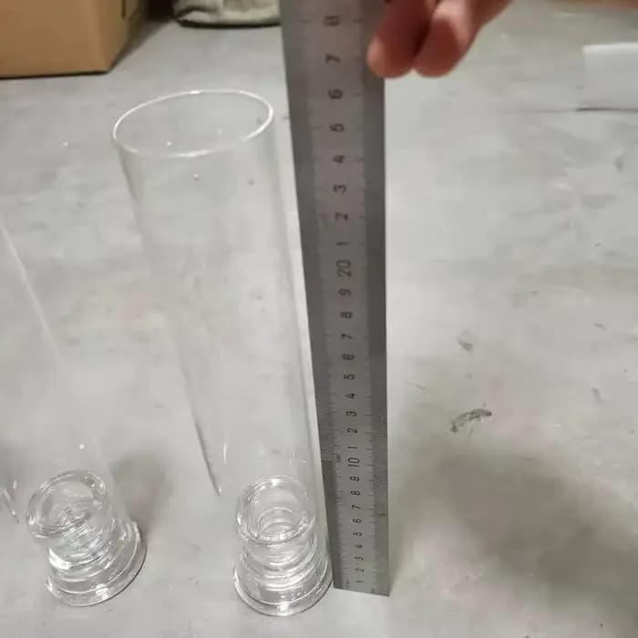 20 supports de bougies transparents, porte-bougie en verre hurricane, utilisés pour décorer le centre de la table à manger, mariage
