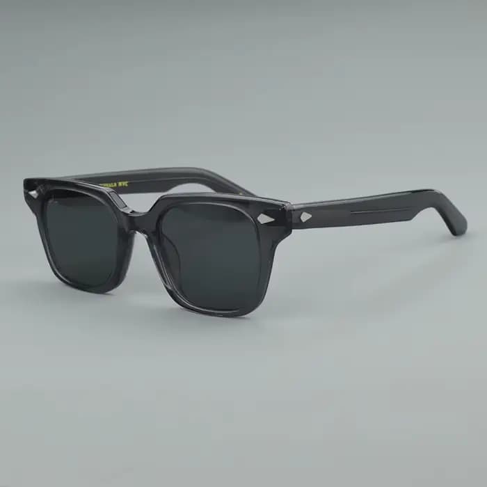 GROBER rétro acétate lunettes de soleil hommes carré qualité créateur de mode