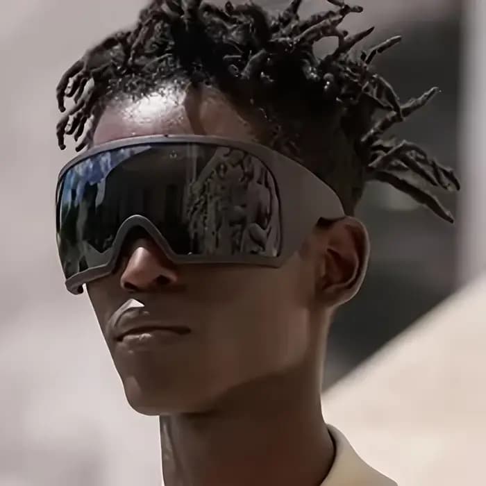 Lunettes de soleil surdimensionnées pour hommes