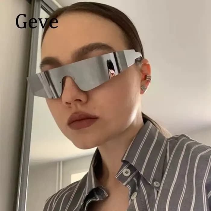 Lunettes de soleil sans monture pour hommes et femmes