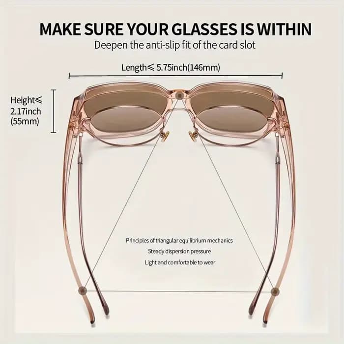 Lunettes de soleil surdimensionnées à la mode