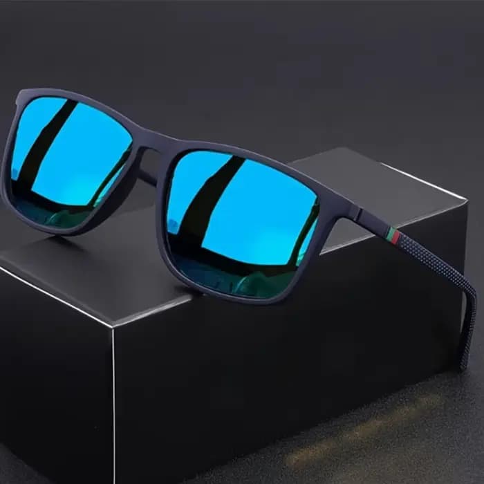 Lunettes de soleil carrées classiques pour hommes