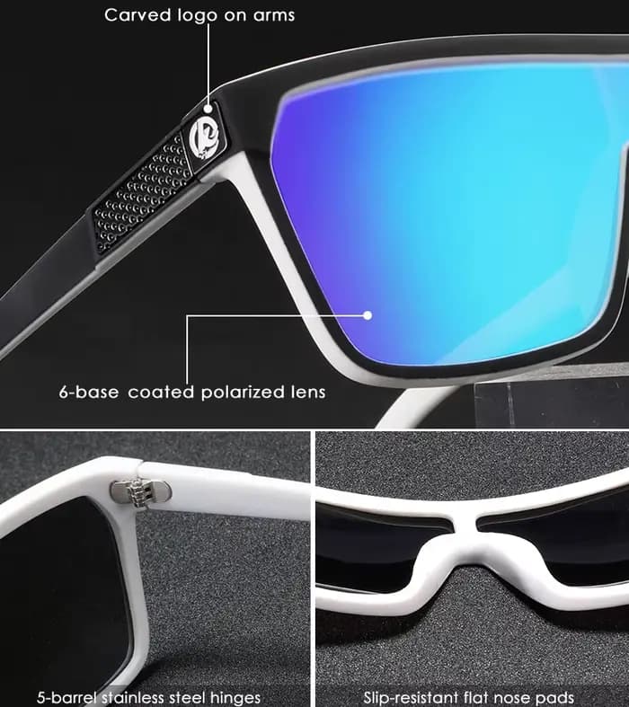 Lunettes de soleil de pêche polarisées pour hommes et femmes