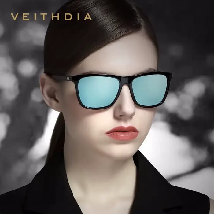 VEITHDIA marque lunettes de soleil unisexe rétro aluminium + TR90