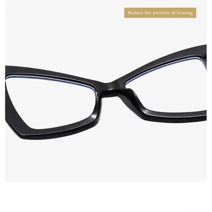 Montures de lunettes irrégulières en forme de papillon pour femmes européennes et américaines