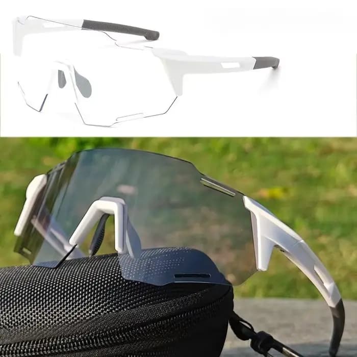 Lunettes de soleil de cyclisme photochromiques