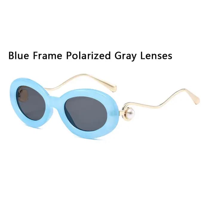 Nouvelles Lunettes de Soleil Ovale Tendance Vintage Polarisées pour Femmes et Hommes