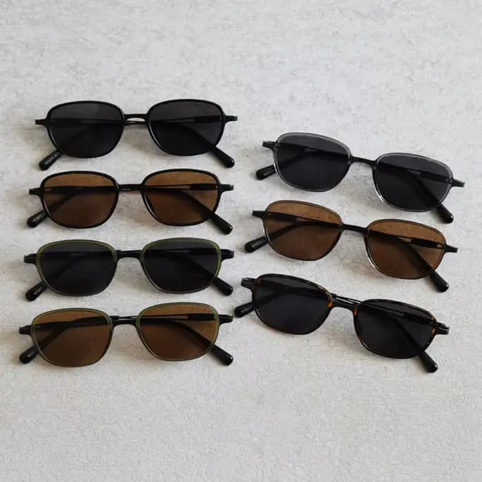 Ayou-Lunettes de soleil ovales polarisées en alliage pour hommes et femmes