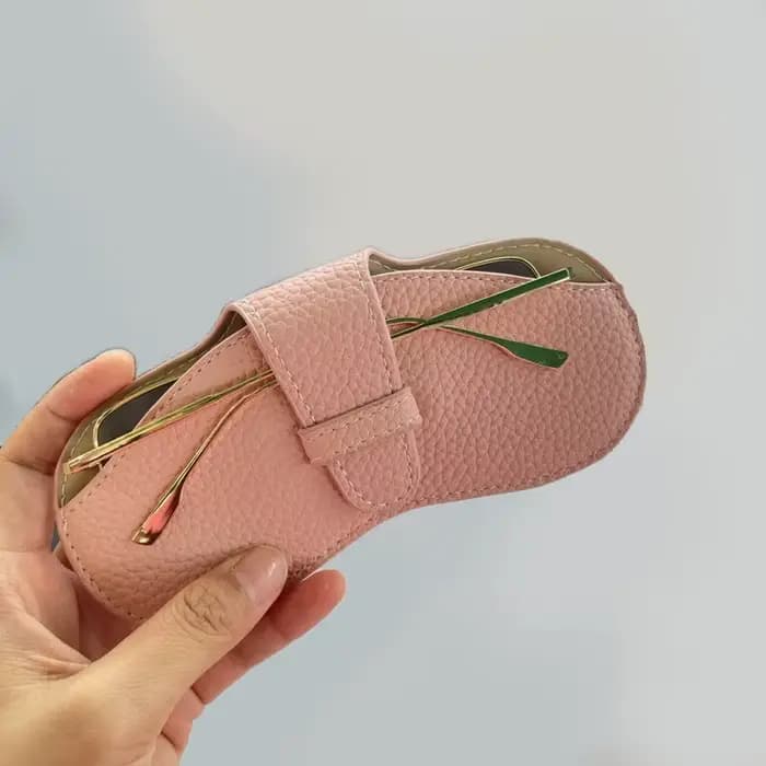 Étui à lunettes en cuir souple pour femmes