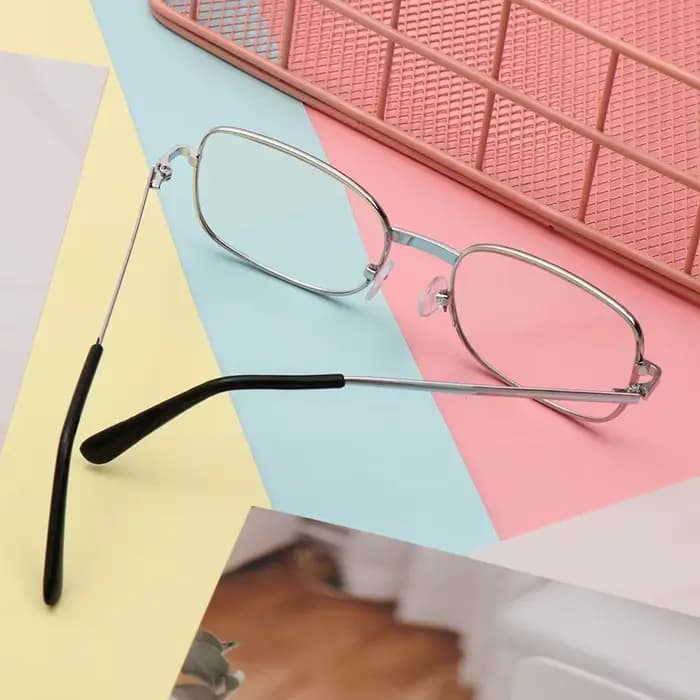 Lunettes de Lecture en Verre Véritable pour Homme, Monture Carrée Complète Anti-rayures pour Femme, Presbyte, Dioptrie, 1,5, 2,0, 2,5