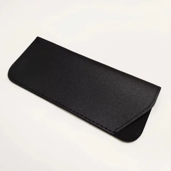 1pc sac à lunettes souple mode PU cuir