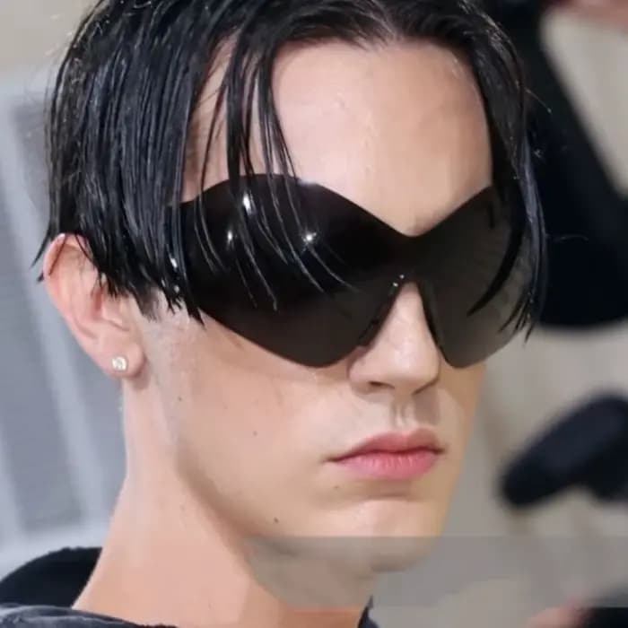Lunettes de soleil de style punk Y2K pour hommes et femmes