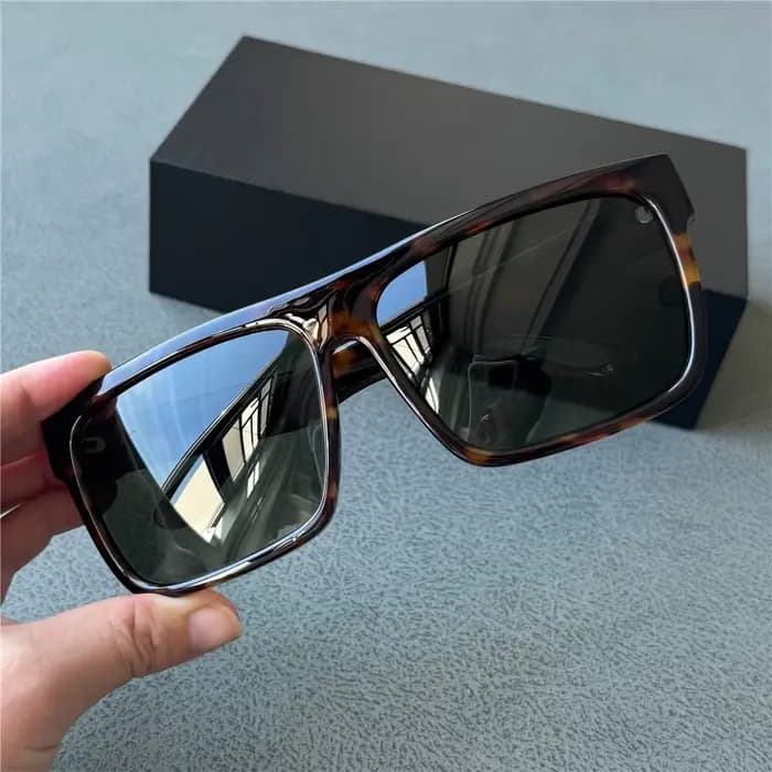 Vazrobe 160mm surdimensionné hommes lunettes de soleil polarisées femmes noir tortue