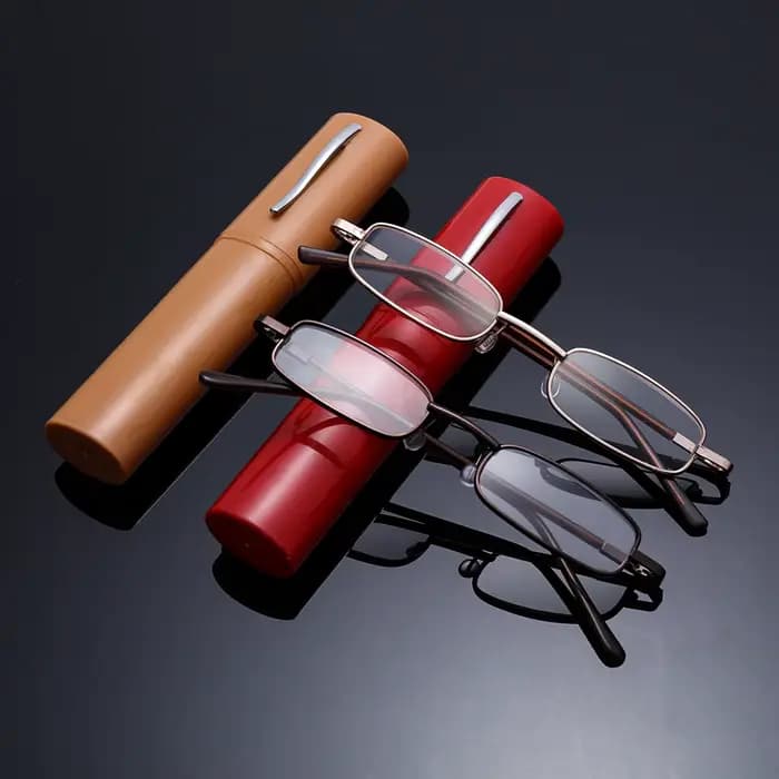 Lunettes de lecture ultralégères avec étui pour stylo