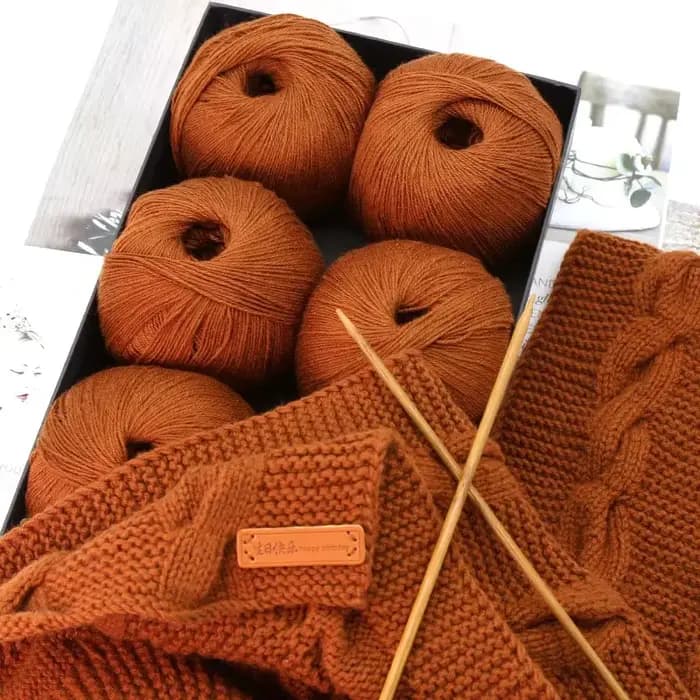 Fil de laine moyen-grosse 300g/balle, Cachemire pour tricot, Matériel DIY pour écharpe tissée à la main, Laine pour bébé, Matériel pour sac