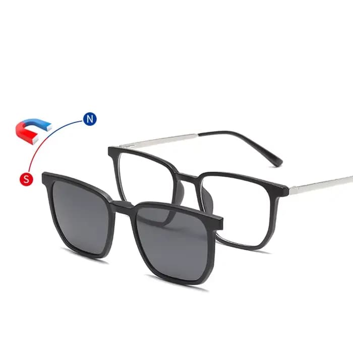 Lunettes de myopie optiques à clip magnétique pour hommes et femmes