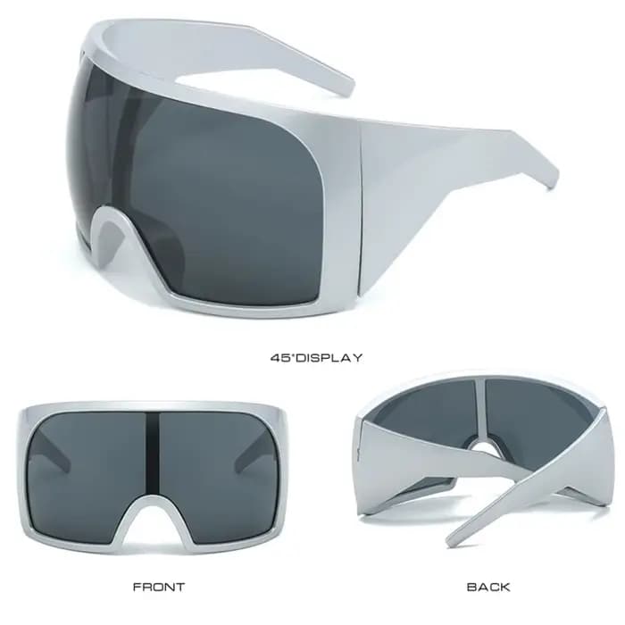 Lunettes de soleil rondes futuristes pour hommes et femmes