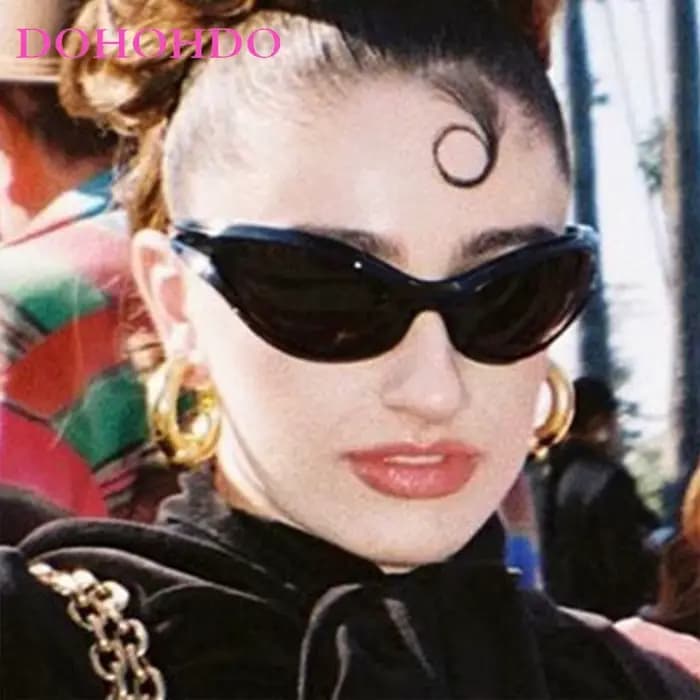 Tendance Y2K lunettes de soleil femmes hommes 2025 marque de luxe concepteur rétro Steampunk