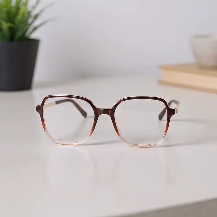 Lunettes optiques rétro à la mode pour femmes avec des styles tendance et sexy. Temples métalliques design et cadres en acétate de haute qualité.