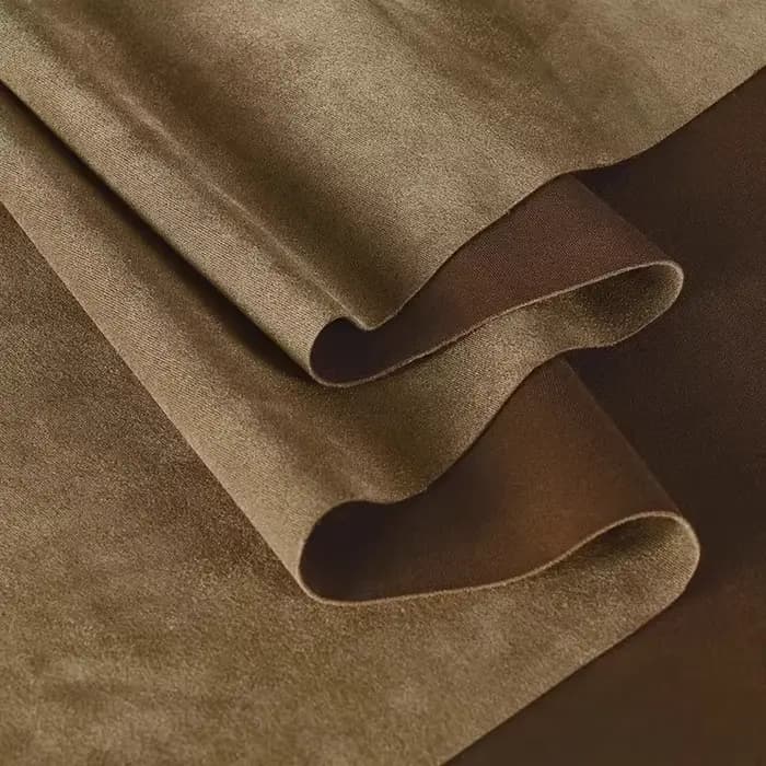 Tissu de couche d'air en daim vert, un mètre d'épaisseur, tissus d'ameublement en velours doux et extensible brossé, matériel de décoration pour meubles de luxe