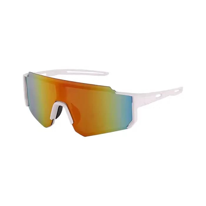 Nouvelles lunettes de soleil intégrées à grande monture colorées pour le cyclisme