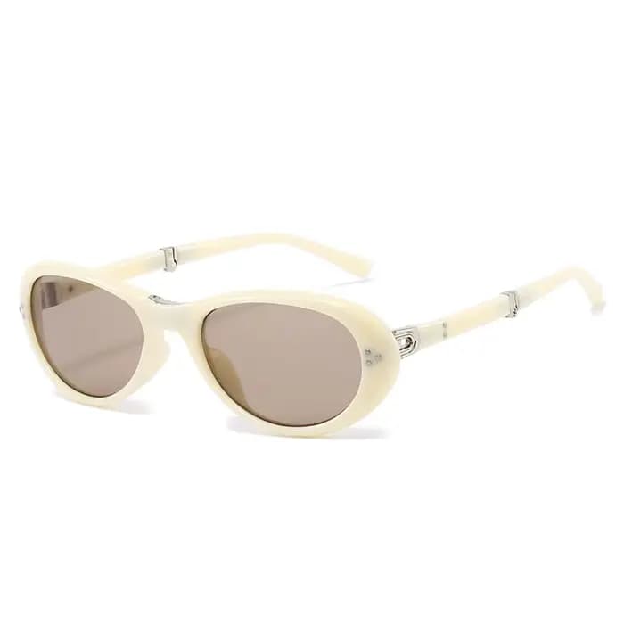 Lunettes de soleil ovales de styliste pour femmes et hommes