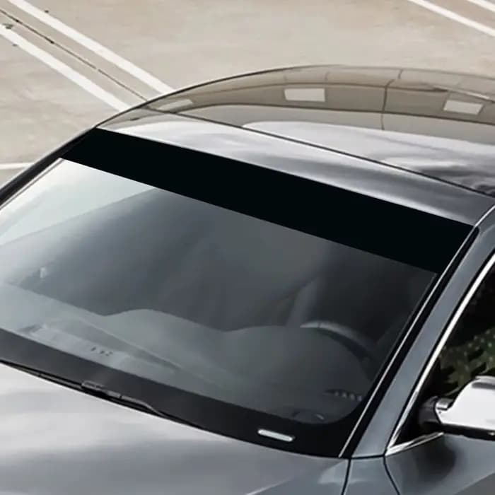 Autocollants de pare-soleil de voiture, Film vinyle 3D pour pare-brise avant de voiture, autocollants décoratifs pour pare-soleil arrière