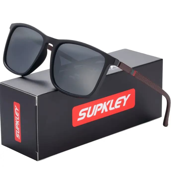 SUPKLEY Sport Lunettes De Soleil pour Hommes Polarisées Confortable Porter Carré
