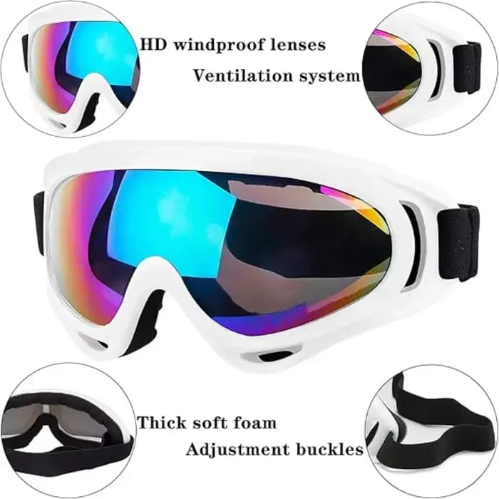 Lunettes de ski anti-buée pour hommes et femmes