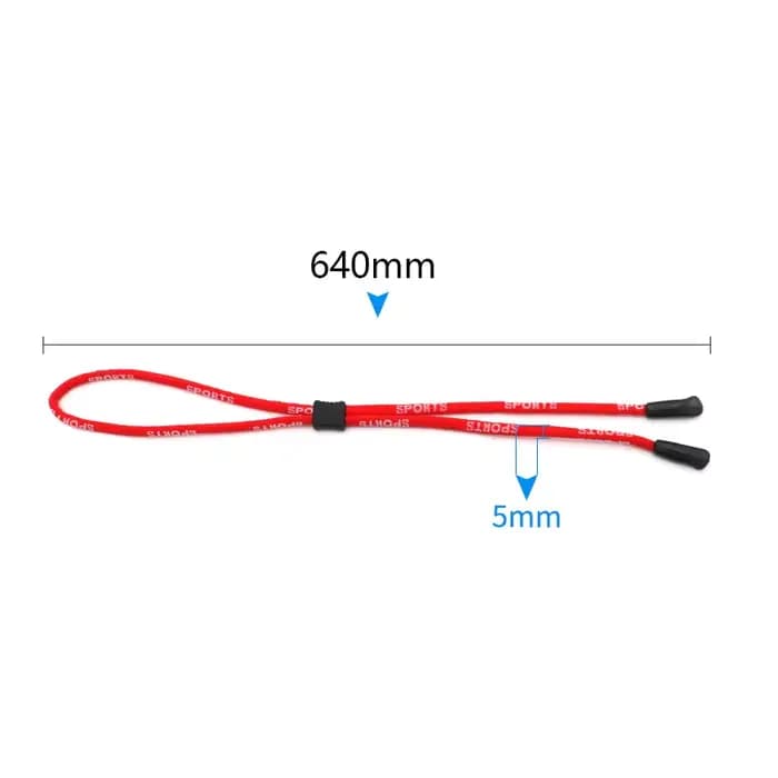 Corde de lunettes de soleil antidérapante