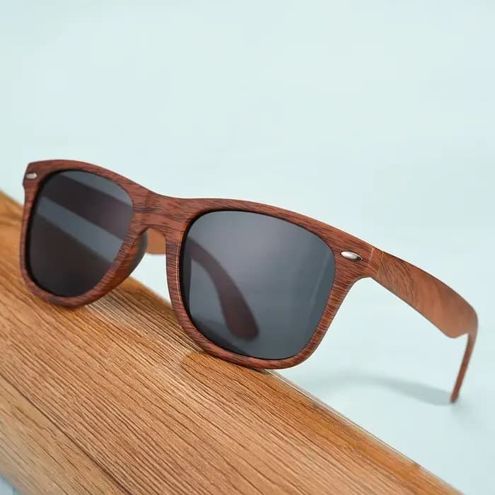 Lunettes de soleil en bois de bambou pour hommes et femmes