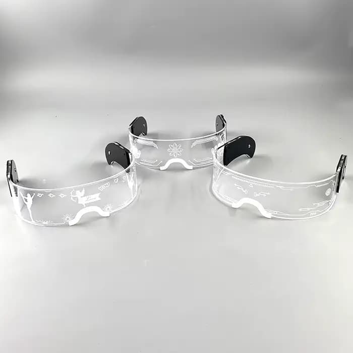 Lunettes décoratives lumineuses à la mode