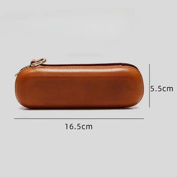 Étui à lunettes en cuir rétro Portable