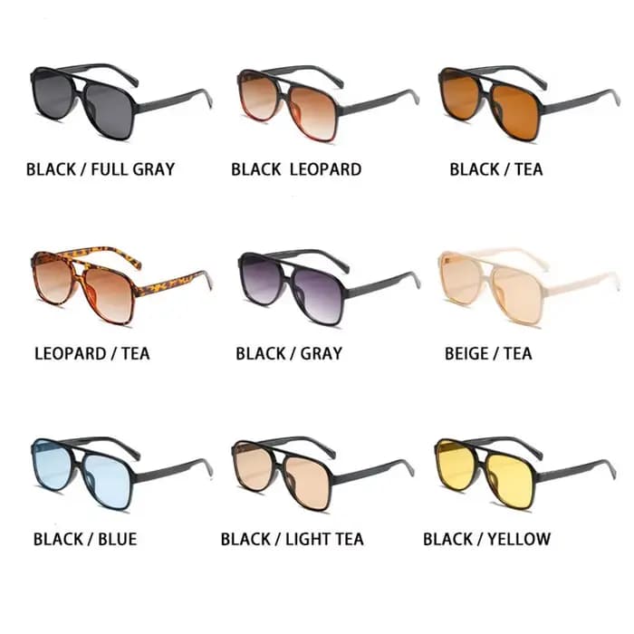 Lunettes de soleil pilote vintage pour femmes
