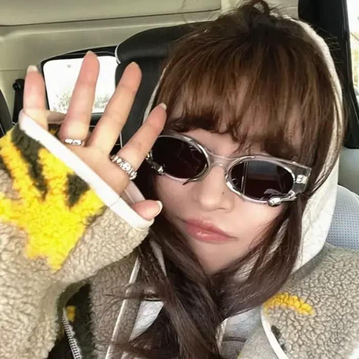 Lunettes de soleil Y2k avec serpents