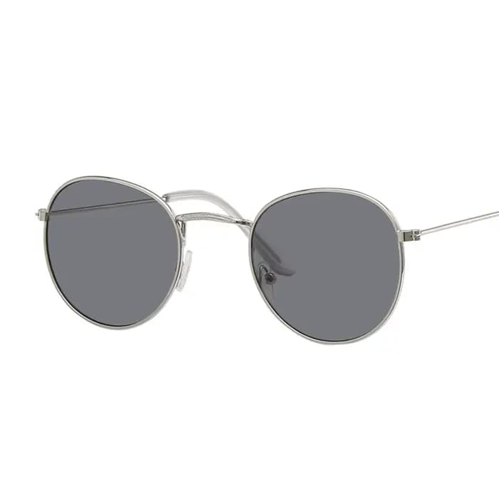 Nouvelle marque Designer Vintage ovale lunettes De soleil femme rétro clair lentille