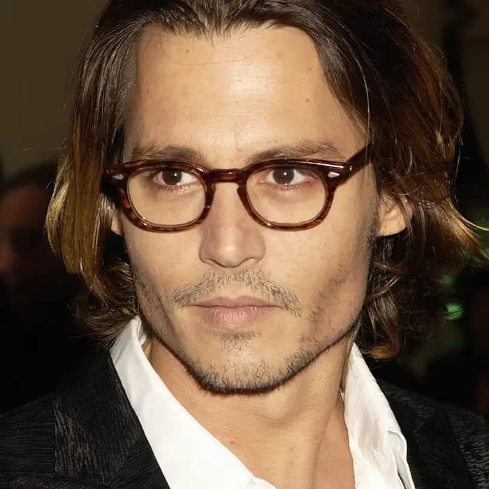 Mode Johnny Depp petit Style lunettes De soleil rondes hommes femmes clair teinté lentille marque Design fête spectacle