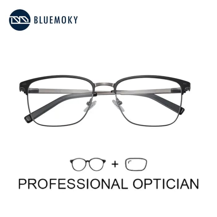 BLUEMOKY mode carré lunettes de Prescription hommes