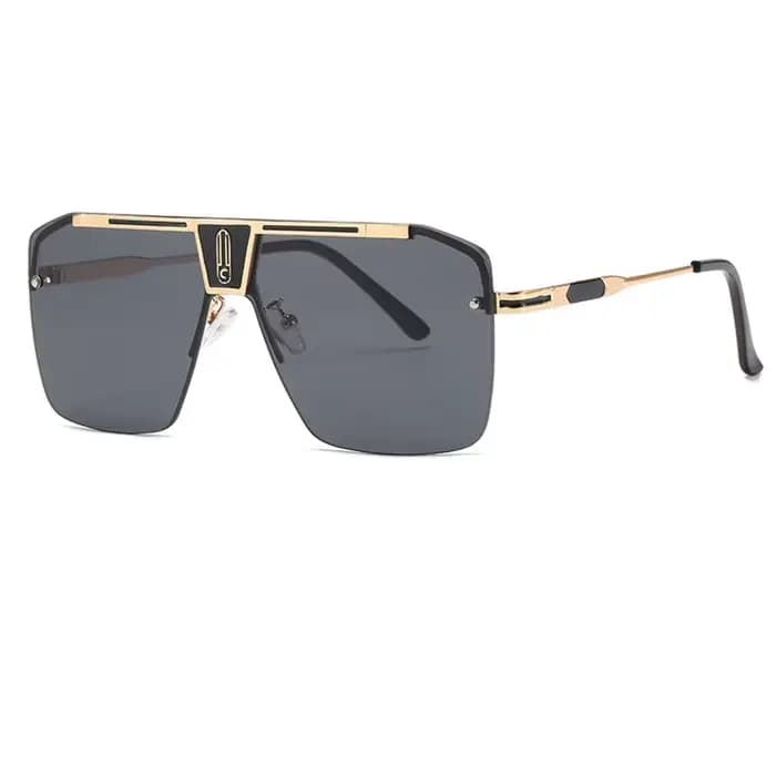 Lunettes de soleil carrées dégradées pour hommes et femmes 2026 – Design vintage tendance