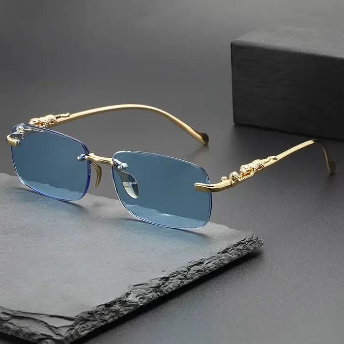 Lunettes de soleil sans monture ovales