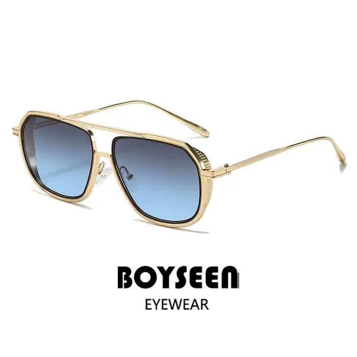 BOYSEEN belles et à la mode lunettes de soleil carrées pour femmes